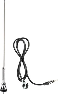 Qiilu antena para Radio de carro 18.5inch Universal Car Roof AM Silver  - Picture 1 of 7
