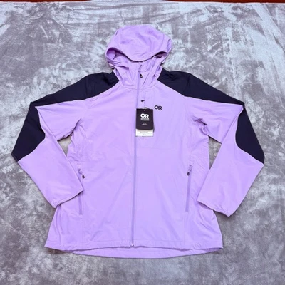 Sudadera con capucha Outdoor Research Ferrosi para mujer grande lavanda estilo UPF 50+ 287624 Foto 1 de 4