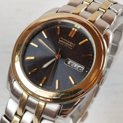 Citizen Eco-Drive Men's E101-S056535 Tested Watch Stylish Timepiece - image 1 of 4