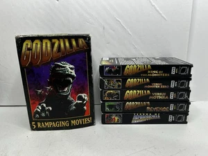 Godzilla VHS Lot (5). King Of Monsters Monthra Mechagodzilla Zero Revenge - Bild 1 von 7
