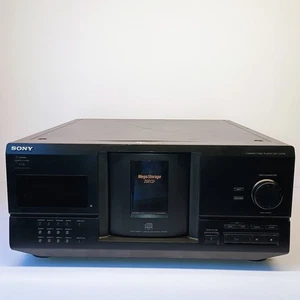 Sony CDP-CX235 Mega Storage 200 CD Wechsler Player ohne Fernbedienung - getestet funktioniert super - Bild 1 von 15