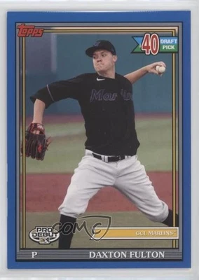 2021 Topps Pro Debut Blue /150 Dax Fulton Daxton Fulton #PD-192 - Image 1 of 2