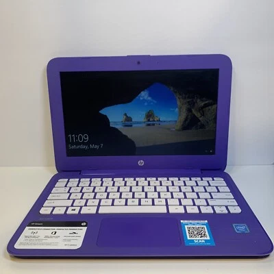 HP 11-y020wm Stream 11.6" HD Celeron N3060 1.6GHz Intel HD Graphics 400 4GB RAM - Image 1 of 4