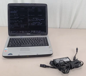 Toshiba Satellite A60 Laptop 15” Celeron 1GB RAM NO HDD/CADDY/OS - Picture 1 of 11