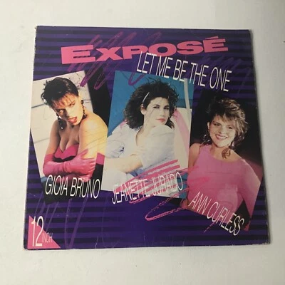 Expose, Let Me Be The One (LP Record SINGLE, 33rpm, 12", 1987) AD1-9618 Foto 1 de 4