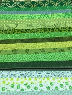 Surtido de cuadrados para pasteles de 10" capas: VERDE Calico 40+ piezas EE. UU. Foto 1 de 4