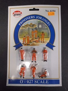 Model Power O Scale Prisoners (Orange) Pack (6 Figures) - MP6194 - Picture 1 of 1