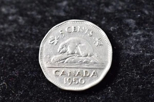CANADA 195O NICKEL - Picture 1 of 4
