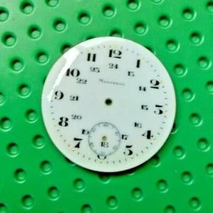 cadran rond montre emaillé blanc MANFREDI 40,5mm neuf - Imagen 1 de 2