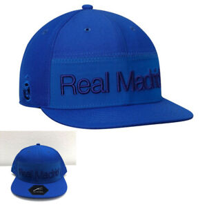 Real Madrid Fi Collection Shade Cap Hat Blue Snapback Adjustable Football Soccer