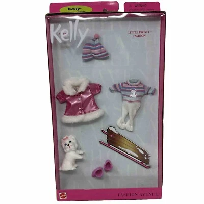 Barbie Kelly Fashion Avenue #25754 Little Frosty Moda Rosa Nieve Esquí Conjunto Foto 1 de 2