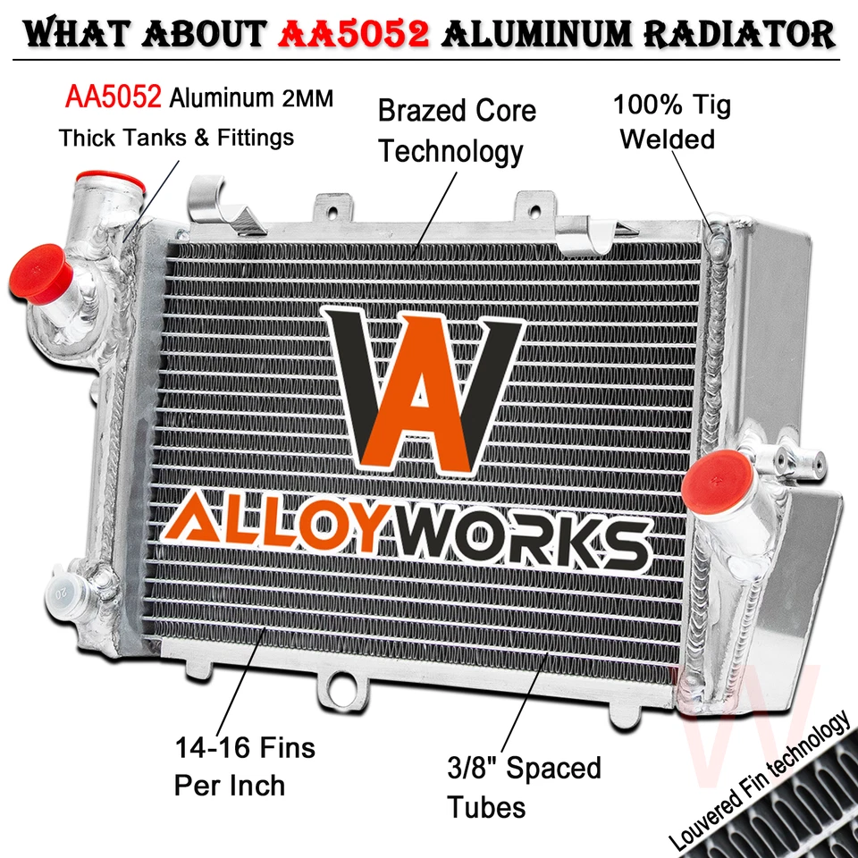 Алюминиевый радиатор для 1984-97 BMW K75 K75S K100LT K1100LT K1100RS K100RT 1990 - Изображение 1 из 4