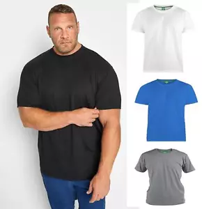 Duke D555 Mens King Size Big Tall Flyers Premium Cotton Crew Neck T-Shirt Tee - Picture 1 of 12