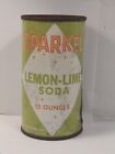 Sparkel Lemon Lime Soda Vintage Flat Top Can