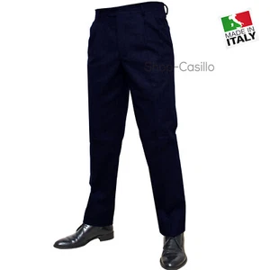 Pantalones Hombre Clásico Franela Mezcla de Lana Invierno Dos Dart Peniques Drop - Imagen 1 de 17