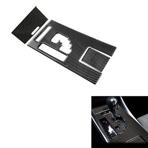 3Pcs Carbon Fiber Interior Gear Shift Cover Trim For Lexus IS250 IS350 2006-2012