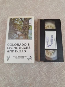 Colorado's Living Bucks & Bulls Deer Hunting VHS 1987 Baker Wilderness Adventure - Picture 1 of 8