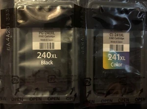 Canon 240XL Black & 241XL Color ink cartridges - Picture 1 of 1