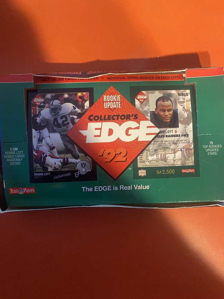 1992 Collector's Edge Rookie Update NFL Football Trading Cards Pick From List - Image 1 of 1