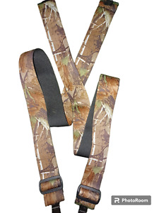 Men's Realtree Camo 2" Adjustable Suspenders with Clips SMALL