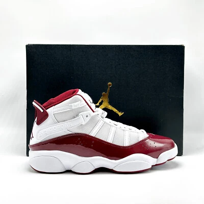 *NEW* Men NIKE Air Jordan 6 Rings White / Team Red (322992 165) 👍 - Image 1 of 4