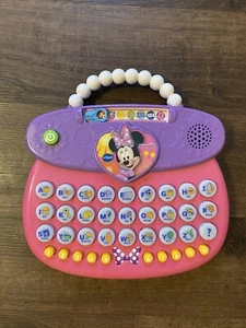 VTech  Minnie Mouse  Purse Educational Learning Electronic Alphabet Game - Picture 1 of 7