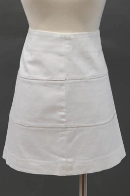 Minifalda Brunello Cucinelli algodón-elastano incrustada con cuentas talla 42/6 EE. UU. NUEVA CON ETIQUETAS Foto 1 de 4