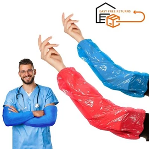 2000 Disposable Waterproof Arm Sleeves Protective PE Material for Food Handling - Picture 1 of 20