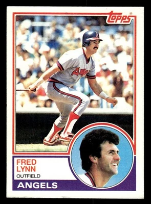 1983 Topps #520 Fred Lynn Card California Angels - Image 1 of 2