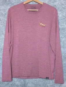 patagonia Herren Capilene Cool Daily Graphic Shirt Land Rot Langarm Gr. M - Bild 1 von 5