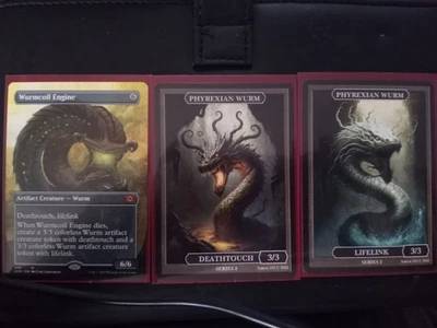 Wurmcoil Engine (Borderless) Double Masters - 368 NM - Comes With Custom Tokens - Image 1 of 3