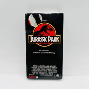 Jurassic Park by Steven Spielberg VHS 1993 dinosaur Movie SEALED - Picture 1 of 9