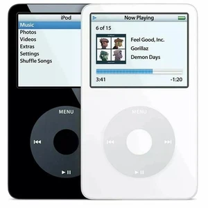 iPod Video Classic 5th Wolfson DAC 60gb 80gb White Black TESTED NEW BATTERY-2025 - Picture 1 of 15