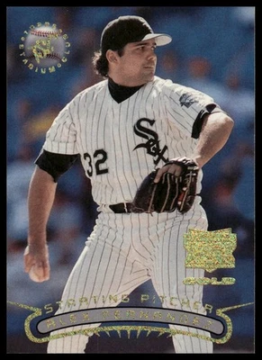 1996 Stadium Club #NNO Alex Fernandez Extreme Players Gold - Imagem 1 de 2