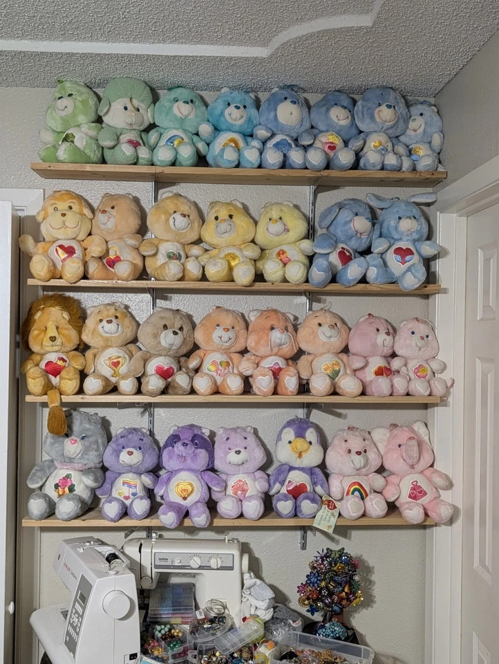 Gran Lote Colección Carebear & Carebear Cousin Reino Unido Raro 1983 Foto 1 de 2