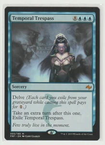 Temporal Trespass MTG Fate Reforged FRF 055/185 Blue Mythic Sorcery [A] - Picture 1 of 2