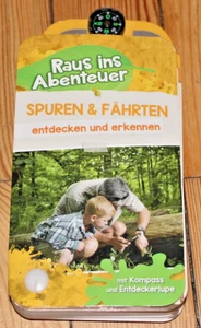 Outdoor Fächer Raus ins Abenteuer Spuren & Fährten entdecken mit Lupe & Kompass - Bild 1 von 4