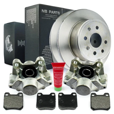 Calibrador Discos de Freno Pastillas Trasero para Opel Vectra B J96 Caravan Cc - Imagen 1 de 4