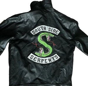 Archie Comics Faux Leather Jacket South Side Serpents Cosplay XS - Picture 1 of 6