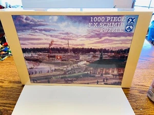 20" x 27" FX Schmid 1890’s Rendition Of Harbor Springs 1000 Piece Puzzle 98170 - Picture 1 of 6