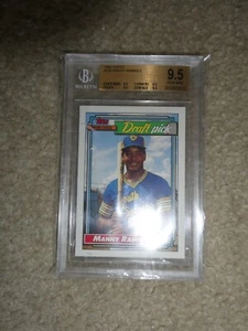 BGS 9.5 Gem Mint 1992 Topps Manny Ramirez #156 Rookie Card - Picture 1 of 2