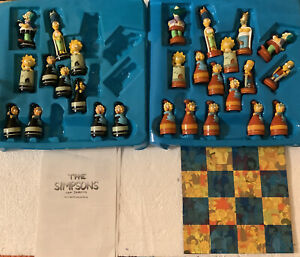The Simpsons 2002 Official Chess Set  (See Description)