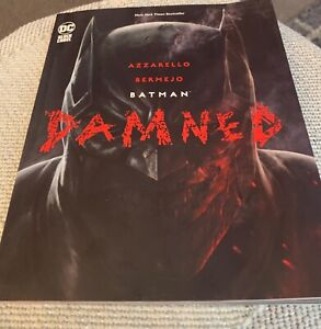 Batman: Damned - DC Comics: Black Label - Writer - Brian Azzarello - LN