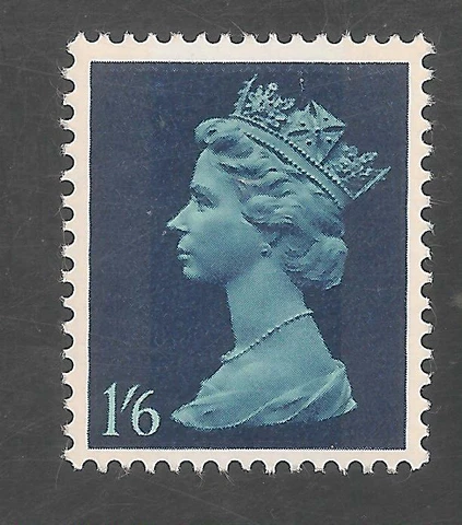 Great Britain #MH16 CB MNH - 1967 1sh6p Queen Elizabeth II / Machin Cover