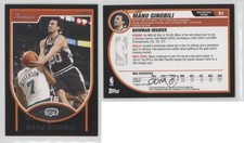 2007-08 Bowman Draft Picks & Stars Manu Ginobili #51 HOF