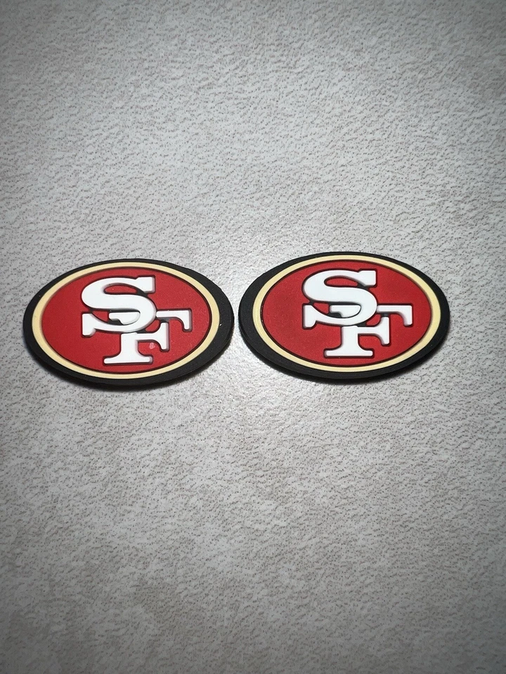 San Francisco 49ers NFL Football Shoe Charms For Crocks - Image 1 of 1