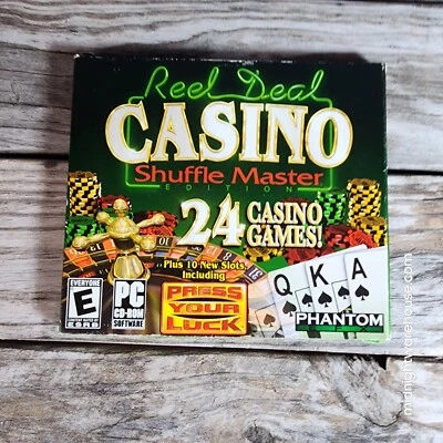 Reel Deal Casino Shuffle Master Edition 24 Juegos Blackjack Tragamonedas Poker Ruleta Foto 1 de 4