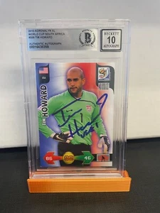 2010 ADRENALYN XL WORLD CUP S. AFRICA - TIM HOWARD - SIGNED BECKETT AUTO 10 USA - Picture 1 of 2