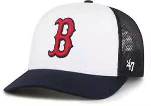 2025 Boston Red Sox White Freshman 47 Trucker adjustable mesh snapback - Picture 1 of 2