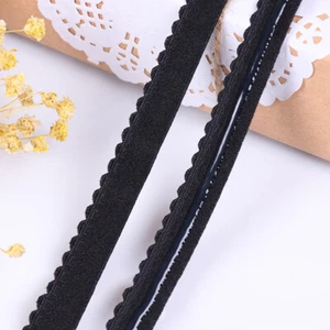 Sujetador de lencería de borde antideslizantes con adornos elásticos de 5 yardas para coser - Imagen 1 de 12